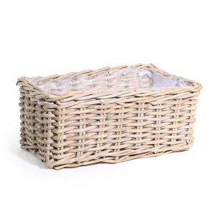 CESTO RETTANGOLARE RATTAN