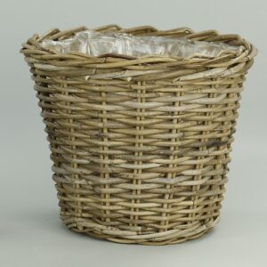 PORTA VASO XV24 RATTAN TONDO