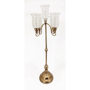 CANDELABRO C/VETRI 5 FIAMME