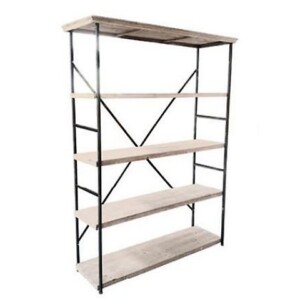 SCAFFALE FERRO/LEGNO