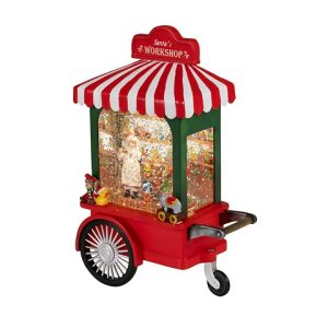 CARRETTO BABBO NATALE CON LUCI LED