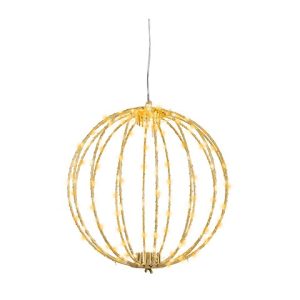 SFERA CON LUCI LED CALDO CLASSICO