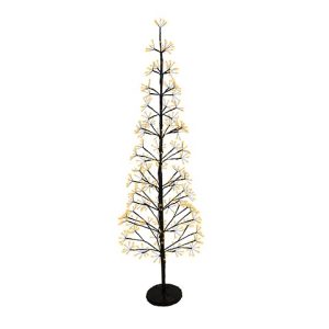 ALBERO CON MICRO LED BIANCO CALDO