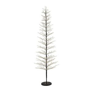 ALBERO CON MICRO LED BIANCO CALDO