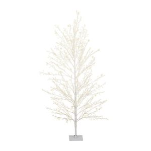 ALBERO CON MICRO LED BIANCO CALDO