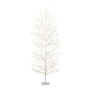 ALBERO CON MICRO LED BIANCO CALDO