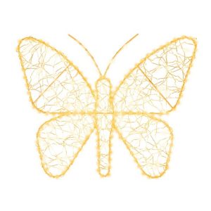FARFALLA CON MICROLED CALDO CLASSICO