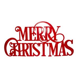 SCRITTA MERRY CHRISTMAS