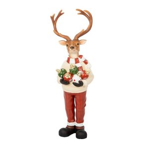 RENNA CON PALLINE NATALE